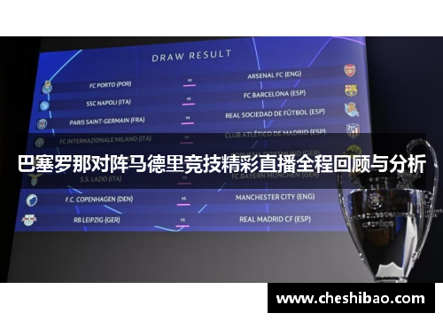 巴塞罗那对阵马德里竞技精彩直播全程回顾与分析